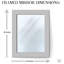 Miroir d'appoint Cima Crackle-2012318450