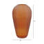 Vase en verre D6.5X10.5 "-1600651244