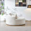 Chaise ronde en peluche avec coussins Teddy-1944875561