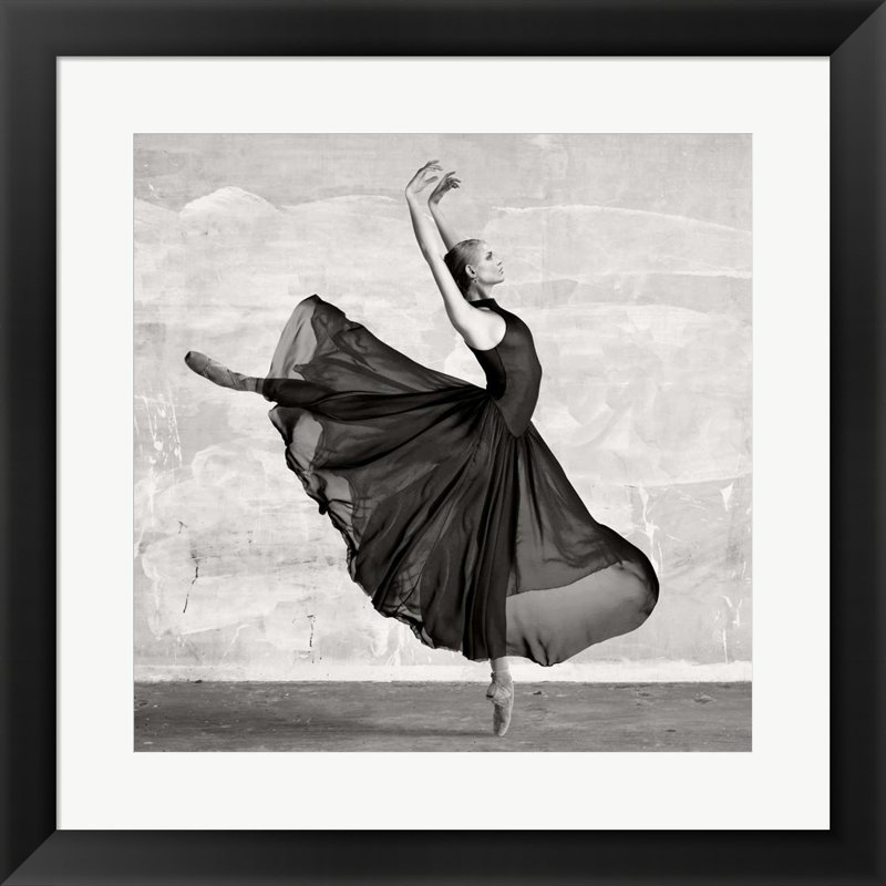 Ballerina Dancing (détail) par Haute Photo Collection, art mural encadré