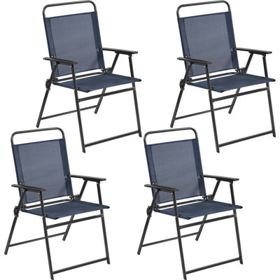 Shayleen Foldable Patio Dining Armchair with Cushion by Arlmont & Co.