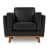 Black Genuine Leather