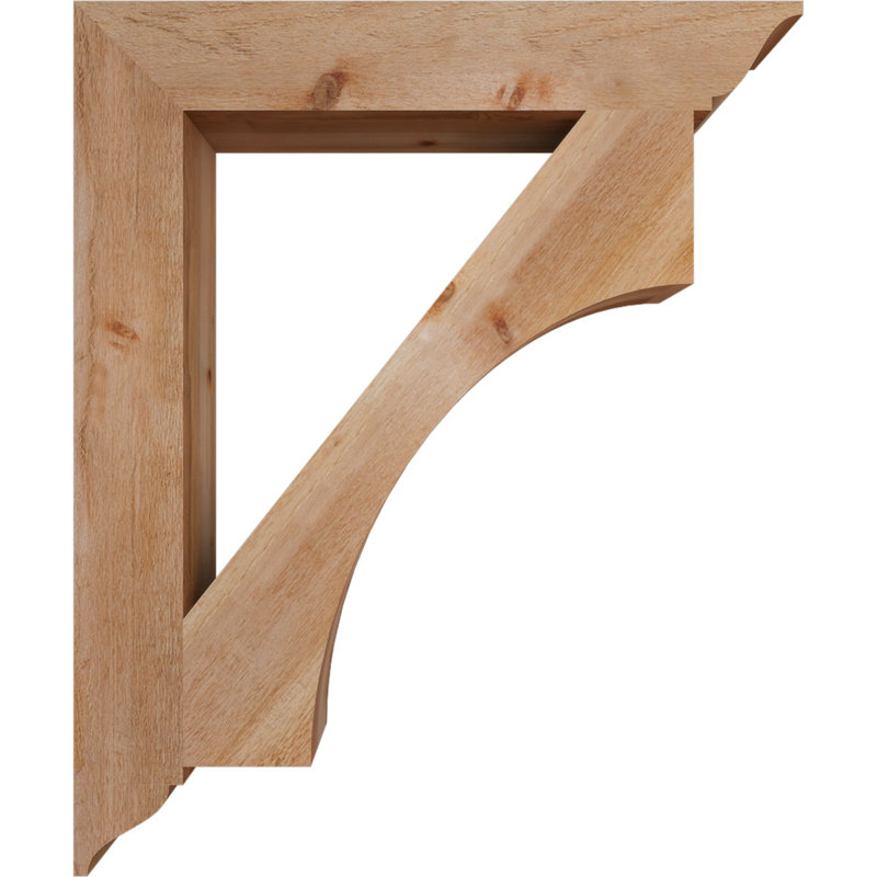 H 6 po x P 6 po Support en bois / corbeau, H 48 po x l 6 po x P 40 po, Cèdre rouge