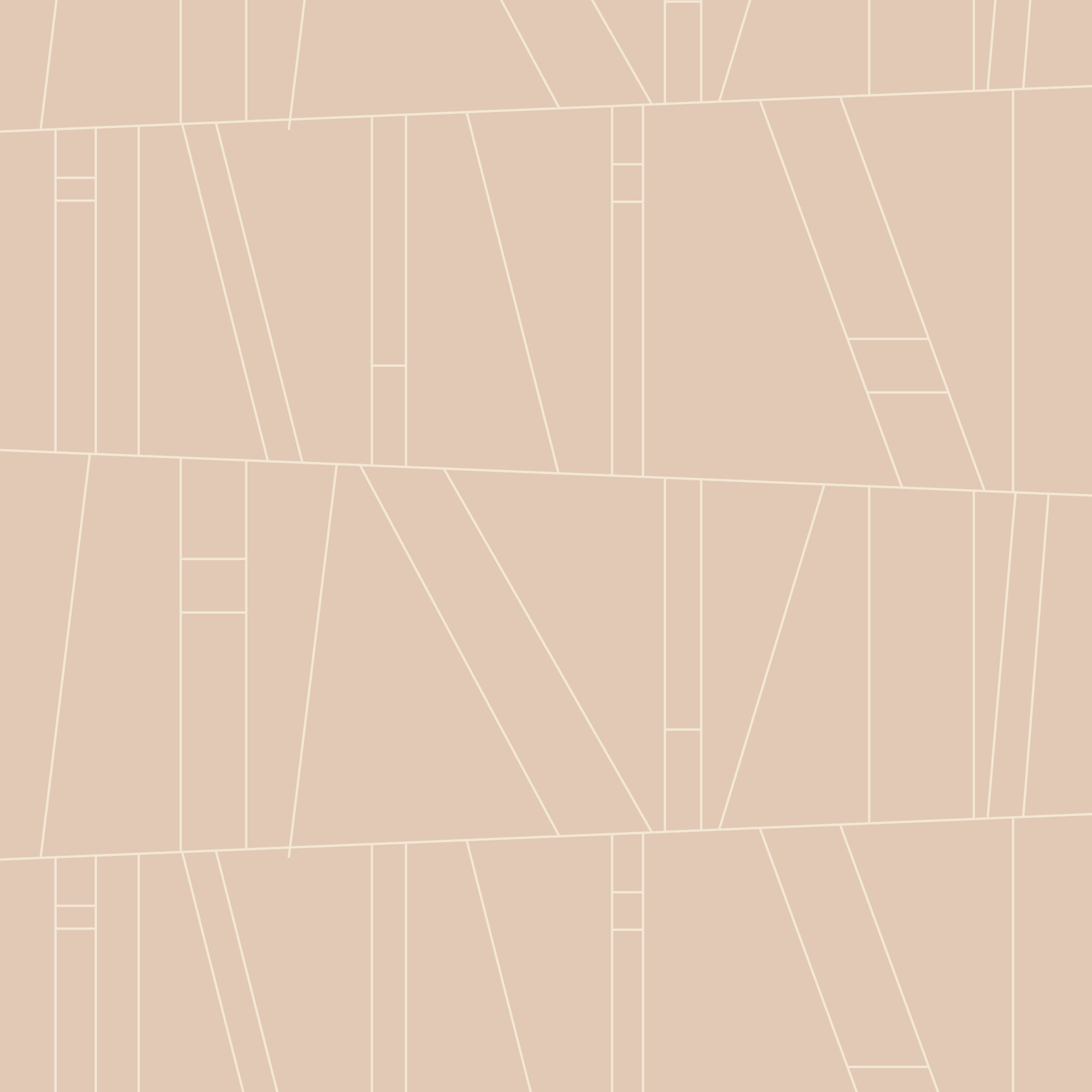 Kazi Geometric Peel & Stick Wallpaper, Peach, Self-adhesive