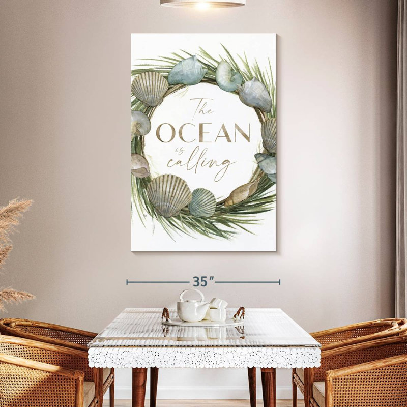 Couronne Tergel The Ocean Calling, H 51 po x l 34 po