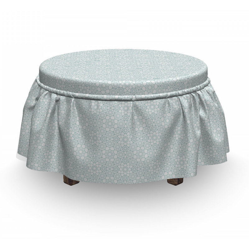 Box Cushion Ottoman Slipcover