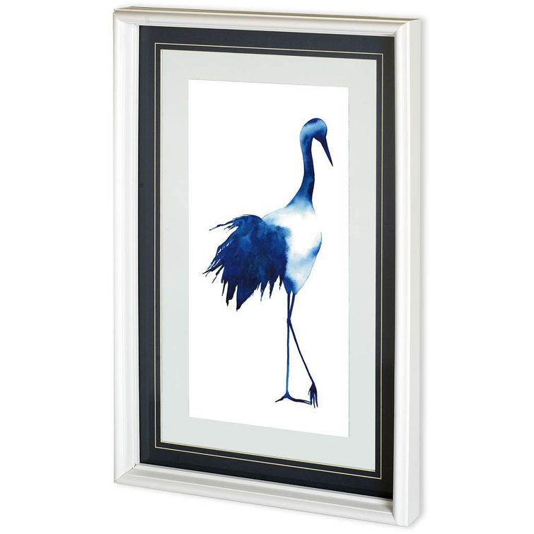 Rosecliff Heights Ink Drop Crane I Framed - Wayfair Canada