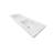 MEBO 19.7'' White Reinforced Acrylic Rectangular Bathroom Sink with Faucet and Overflow