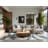Soft Plush Feingold July 4Th Modern & Contemporary Abstract Area Rug in Gray – Gray Binding-2043719161