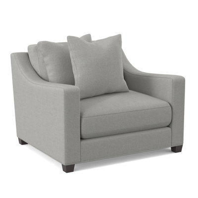Fauteuil en polyester l 45 po Zoraya