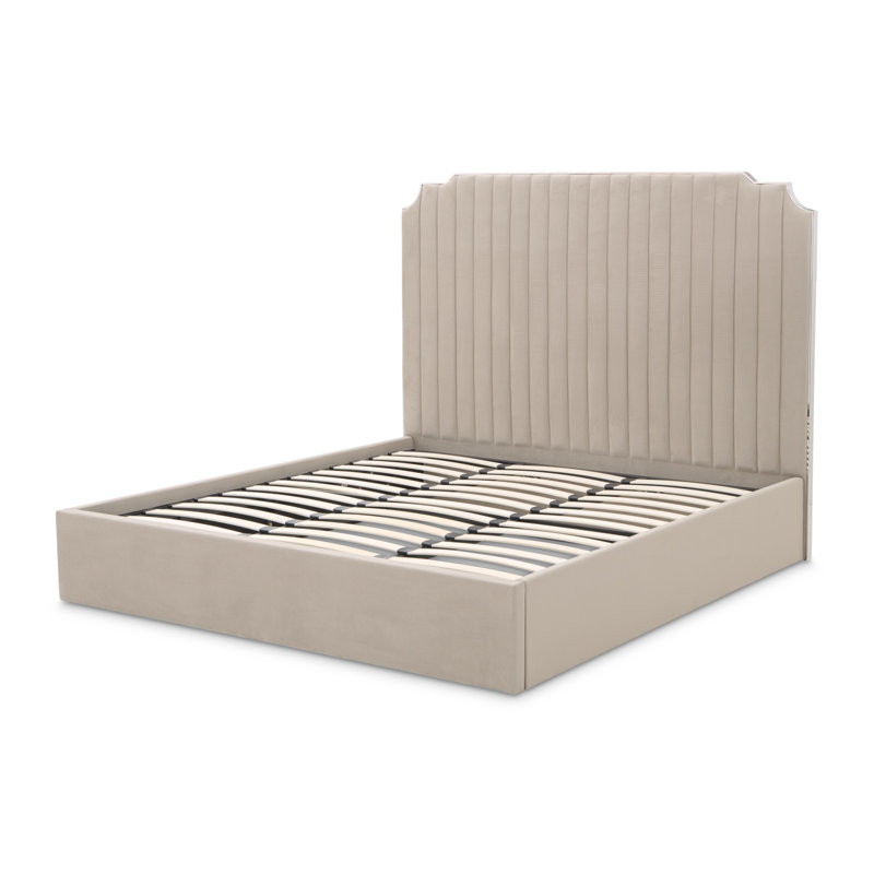 Amaryllis Velvet Bed, Queen