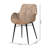 Kyiara Wing Back Rattan Arm Chair in Greywash