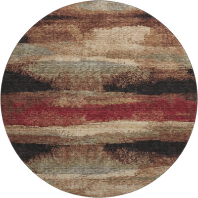 Premium Machine Washable Prisco Mocha Rug