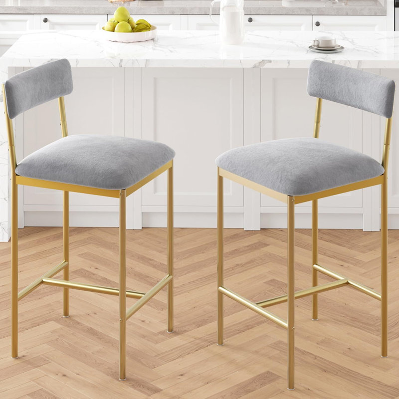 Polion Upholstered Counter Stool, 2