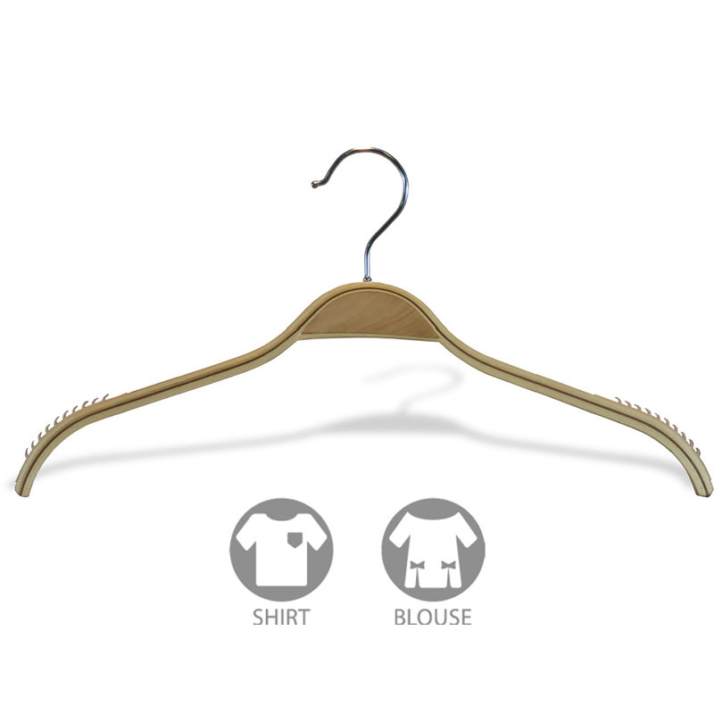 Wood Non-Slip Standard Hanger for Dress/Shirt/Sweater