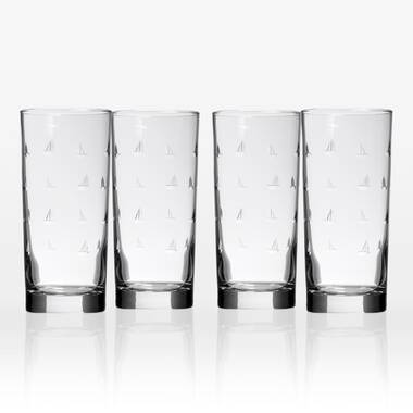 Breakwater Bay Mccrea 4 - Piece 15oz. Glass Drinking Glass Glassware Set