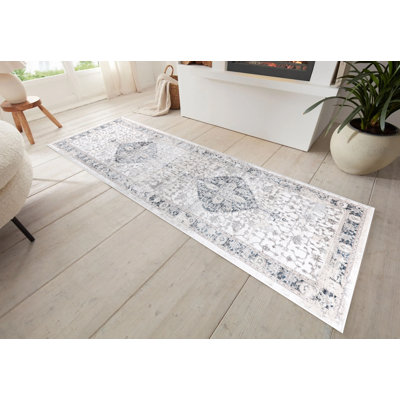 Tapis abstrait à motif de médaillon moderne MDA Rugs Bernard Collection