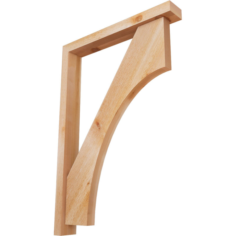 Support Westlake Block avec support décalé, 40 x 28, Cèdre rouge occidental de l 4 po (scié brut)