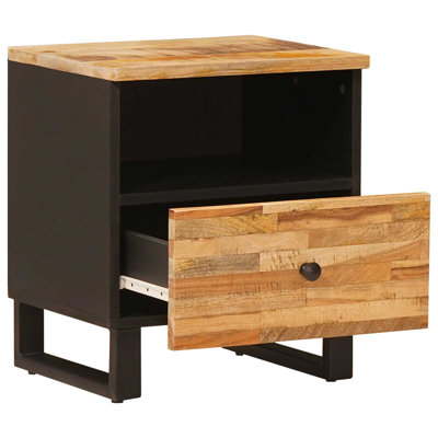 40cm W Solid Wood Bedside Table