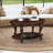 Mairie 42-inch Oval Wood Coffee Table-48212851-48212850