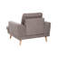 Taris Upholstered Fabric Armchair-690113501
