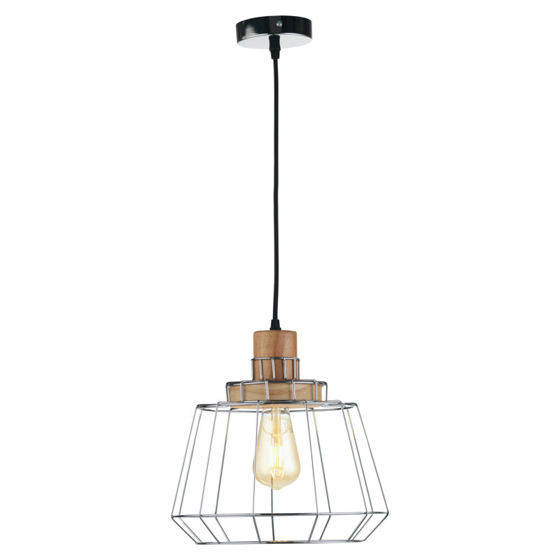 Strickland 1 - Light Geometric Pendant, Chrome