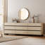 Ensemble de commode et de table de chevet Lirah, ensemble de 3, commode à 6 tiroirs, 2 table de chevet avec tiroir et armoire pour chambre à coucher, ensemble de mobilier de chambre à coucher-898179277