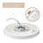 Builder Essential Axis LED 12in Round Flush Mount 18W 1,350 Lumens with 5-CCT Selectability 2700-3000-3500-4000-5000K in Black-127458922-127458926-127458928