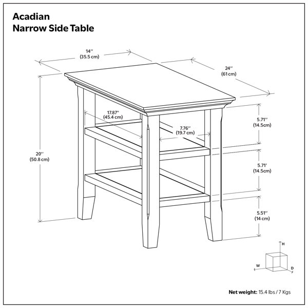 Dimensions du produit