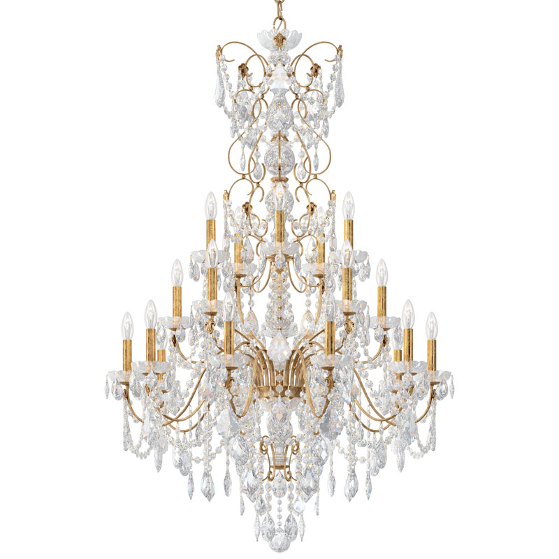 Century 20 - Light Chandelier, French Gold
