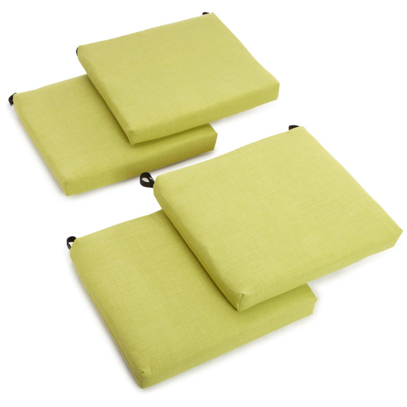 Outdoor 3'' Seat Cushion, Lime