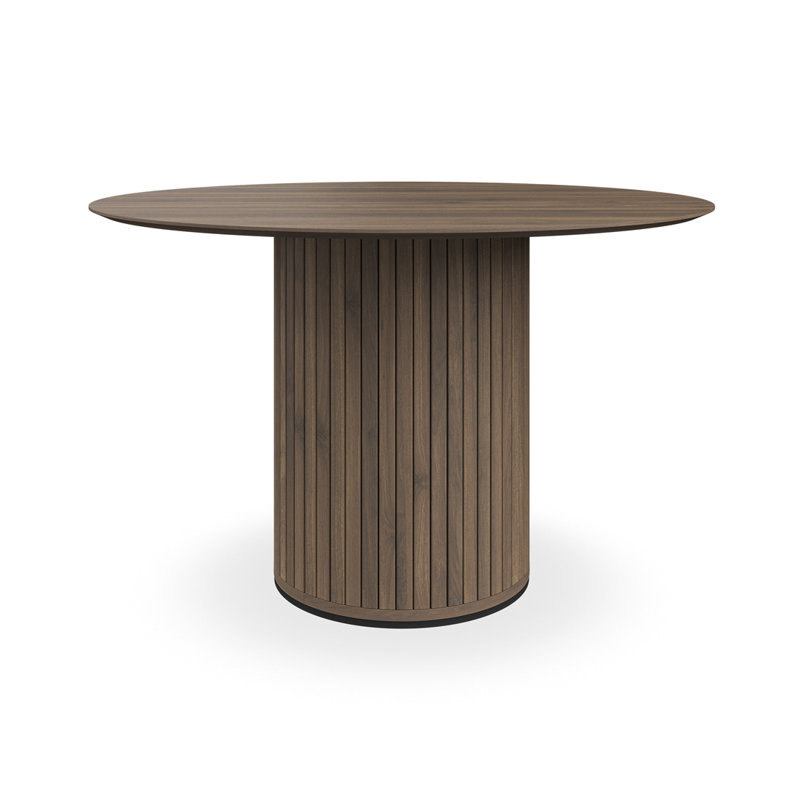 Arlo 120cm Round Dining Table, Walnut