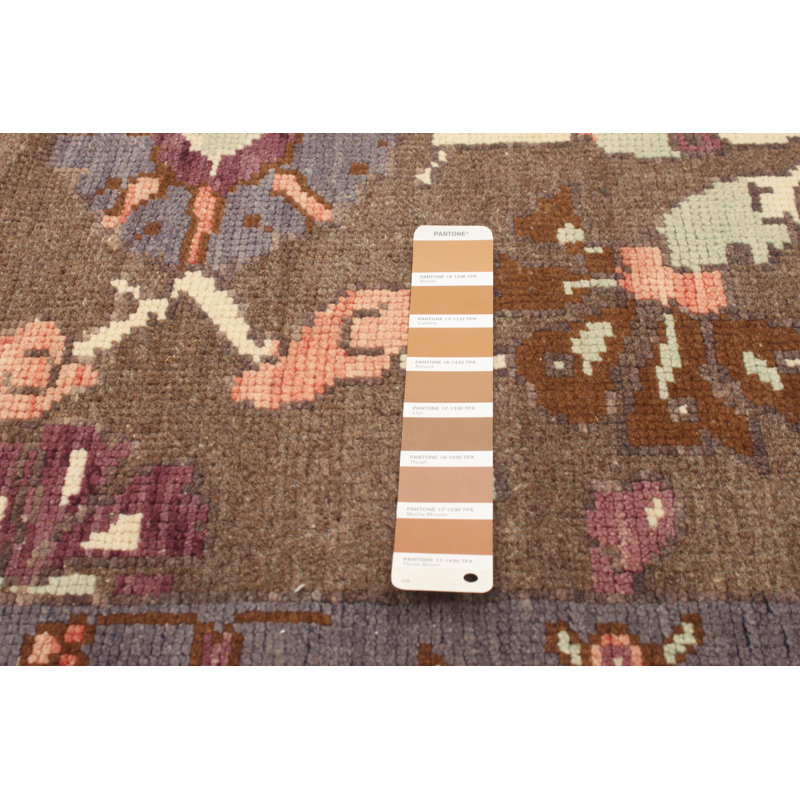 Tapis unique en laine noué à la main style années 1990 de 5 pi 8 po x 10 pi 4 po Forh
