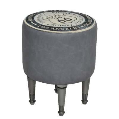 Solid + Manufactured Wood Accent Stool