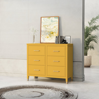 6 Drawer 105Cm W Double Dresser