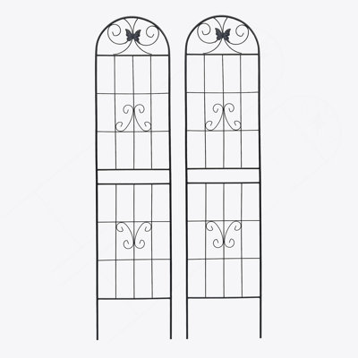 Versatile Metal Trellis For Outdoor Plants, Enhancing Garden Beauty