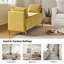 Louvenia 127cm Upholstered Flip Top Bench With Subdivided Storage and Toss Pillows-1919421957