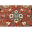 Hand Knotted Wool Oriental Area Rug in Red/Navy/Blue/Ivory-480885568