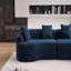 Canapé Boneless à 4 places avec tissu chenille, 30D, 60 éponges pleines, 4 coussins pour le salon, canapé-lit modulaire pour la maison-509909814