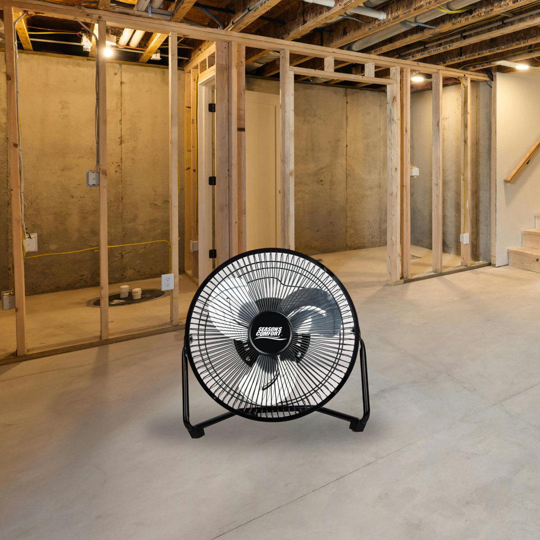 Seasons Comfort 20 Inch High Velocity Fan, 3 Speed Settings, Black - FHV20 Seasons Comfort