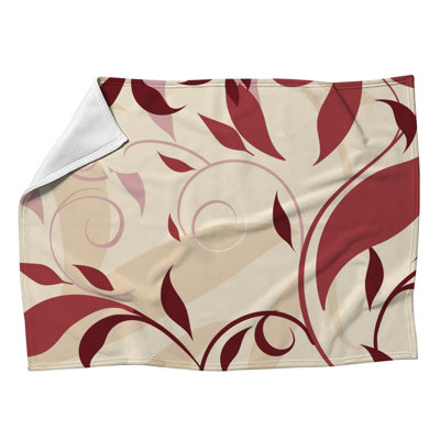 Swirls Cool Pattern Machine Printed Blanket