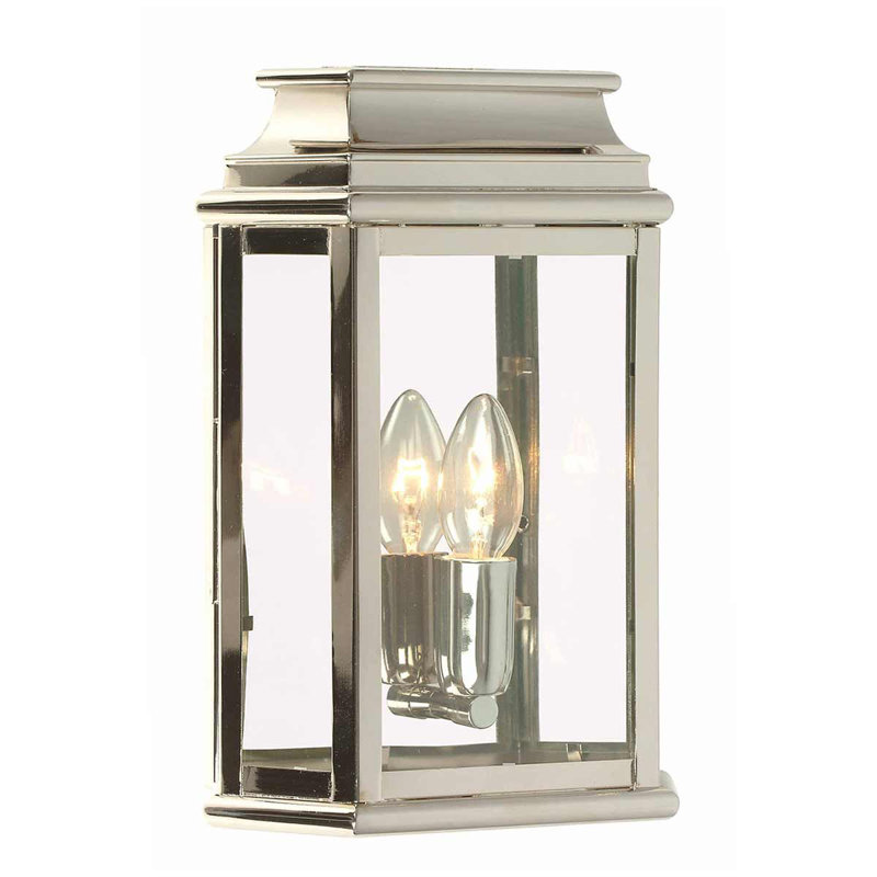 Rohrbaugh 30.5cm H Outdoor Wall Lantern, Polished Nickel