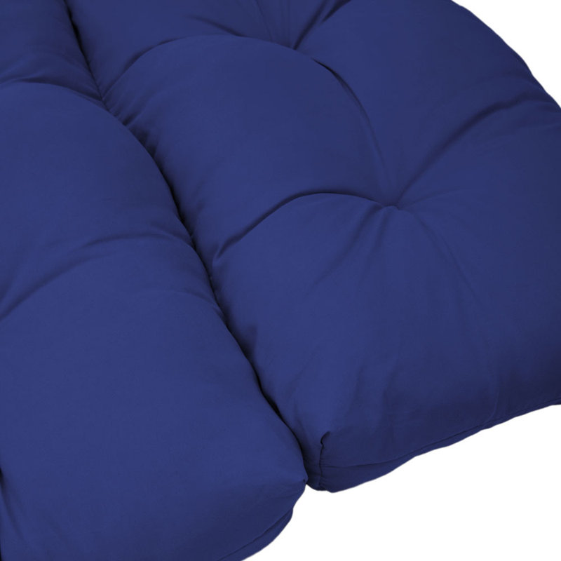Adirondack Patio Seat/Back Cushion, Navy Blue Polyester