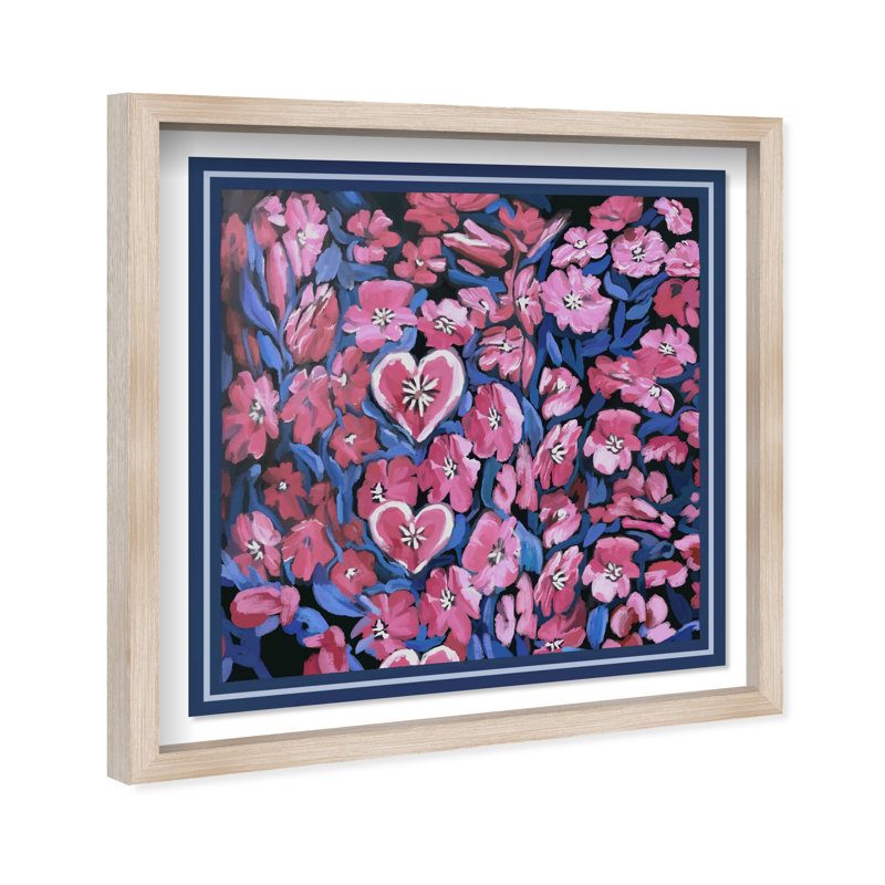 Yours Forever Print by Oliver Gal, 41.5"H x 41.5"W, Natural Oak Shadowbox