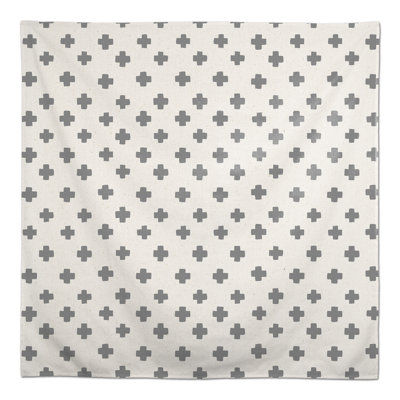 Swiss Cross Pattern Yellow 2 Tablecloth