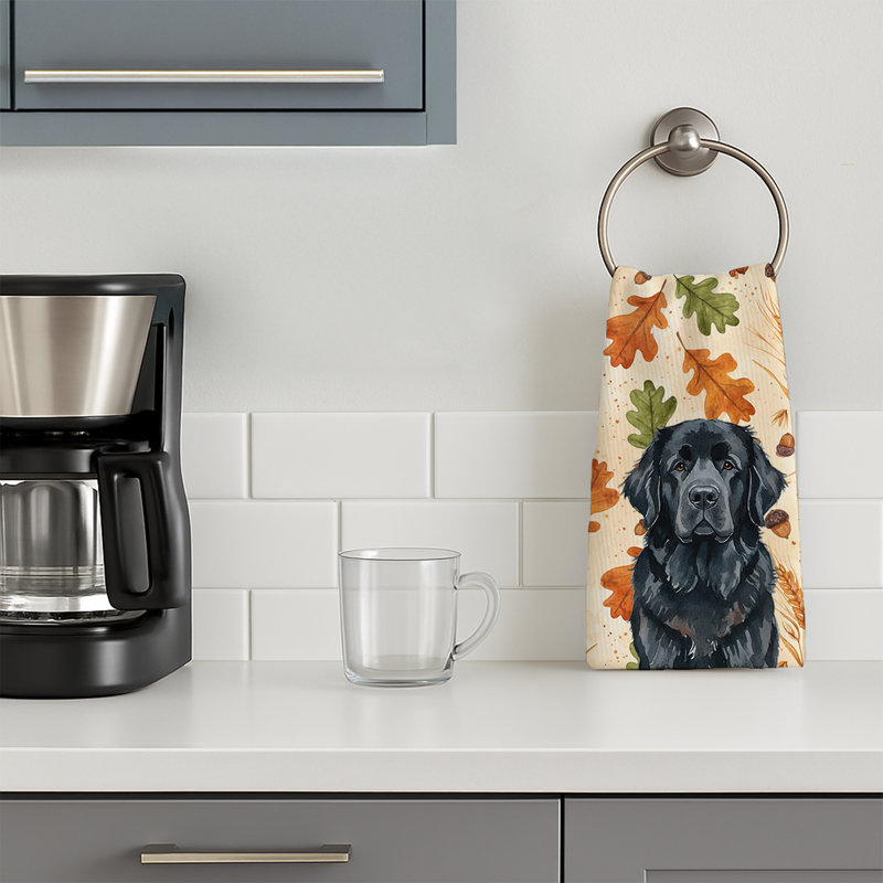 Torchon noir Terre-Neuve Heirloom, Black Newfoundland