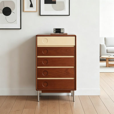 Commode d'appoint en acier inoxydable