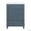 Meuble-lavabo 24 po avec lavabo et tiroirs, tablettes de rangement-1752991892