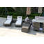Alseepa 11 - Person Patio Conversation Set with Cushions