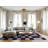Machine Washable Checkered Gray Area Rug-1175411951